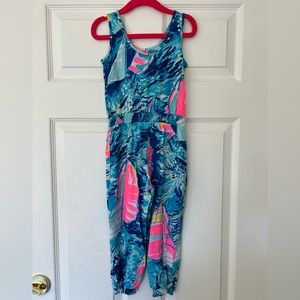 Lilly Pulitzer Blue Jumpsuit Girls XS 2-3